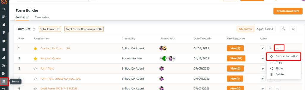 Deal Category Mapping In Form Automation InsuredMine CRM